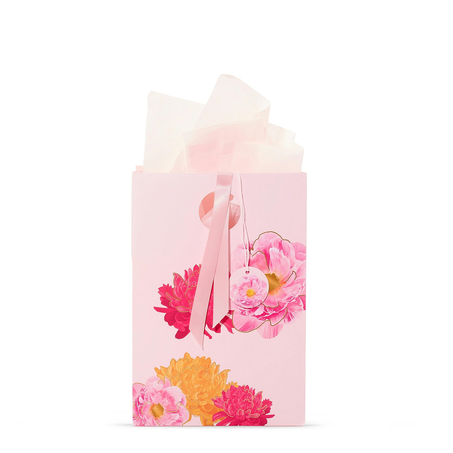 Pink Peony Floral Gift Bag | Classic Pick
