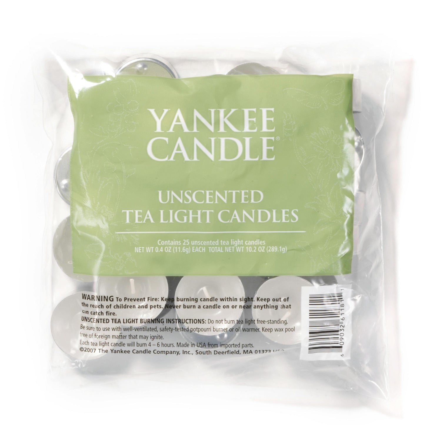 Unscented Tea Light Candles | Easy Series